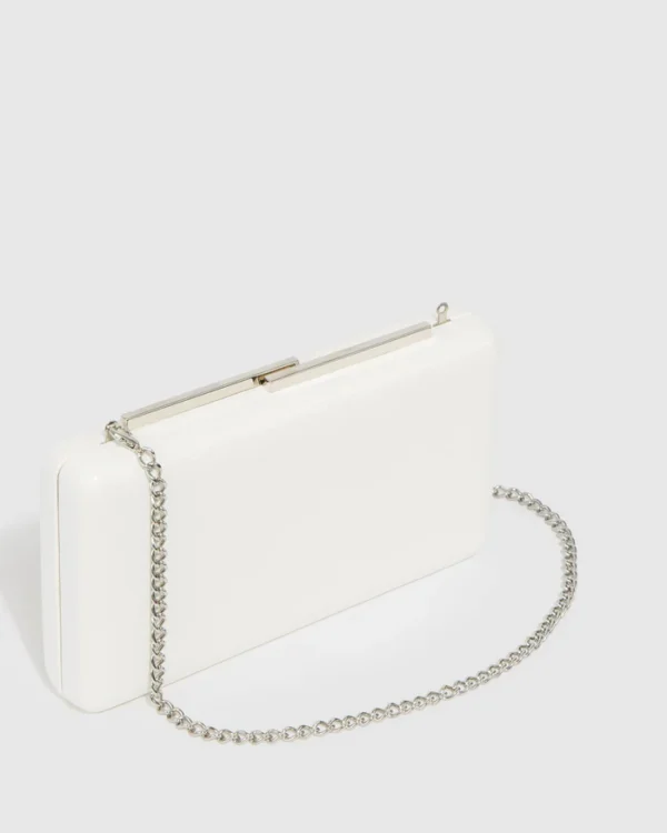 Velvet Black Box Clutch